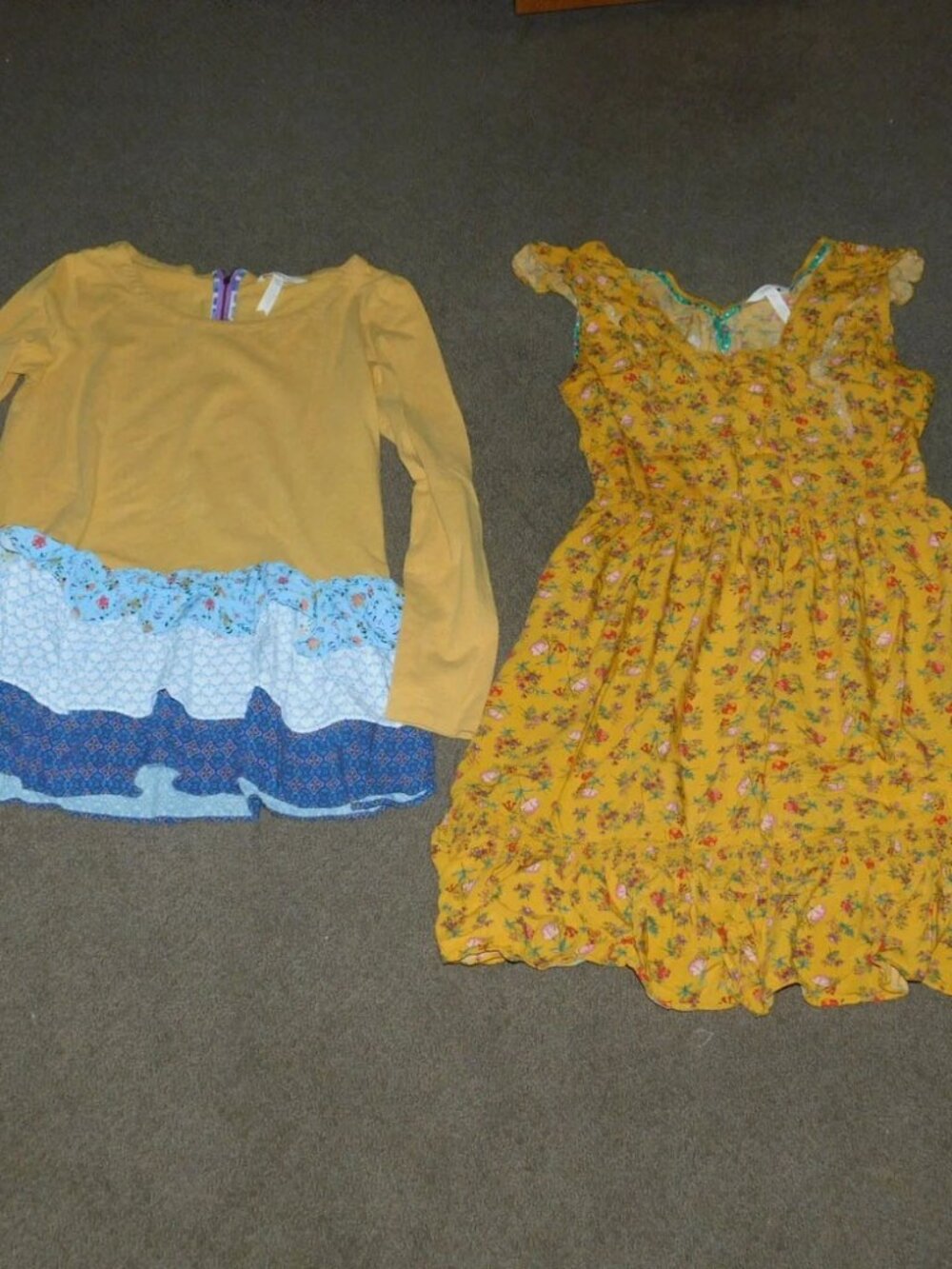 Lot of 2 Matilda Jane women’s clothes, blouse and dress, size Medium